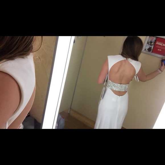 Whit jovani prom dress/gown - Picture 2 of 3